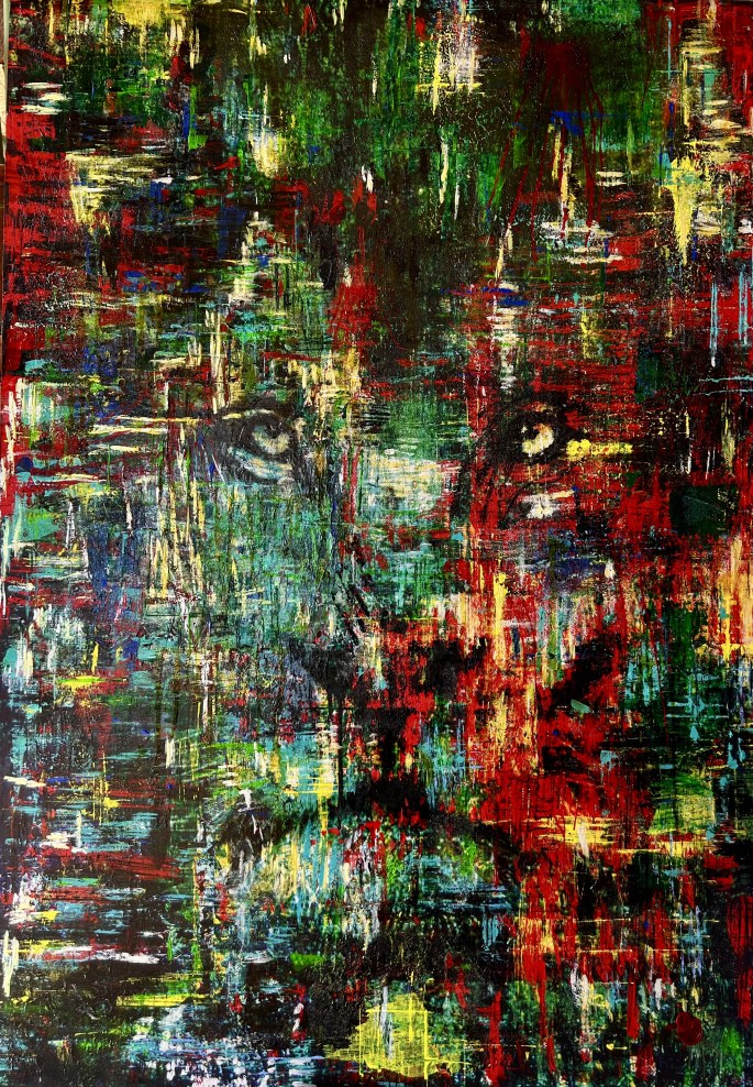 "Pietra viva" 80x115cm. 2020 - 2025